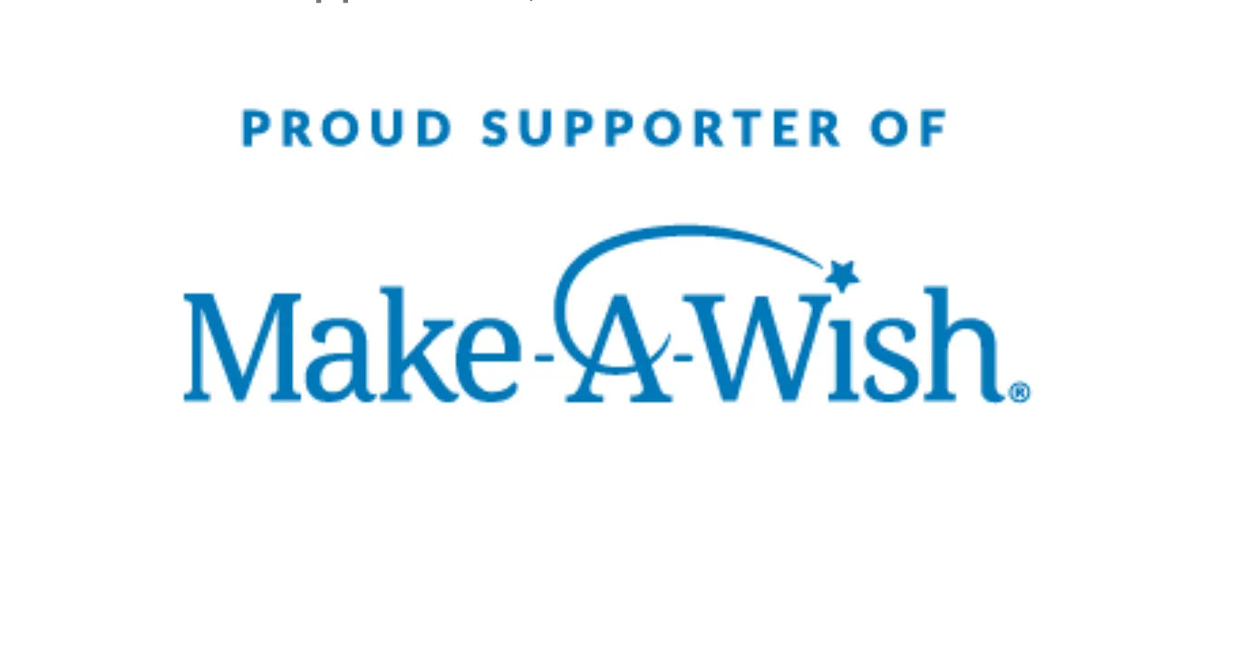 Proud supporter of Make-A-Wish.
